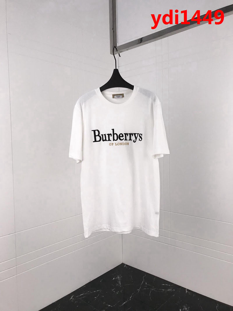 BURBERRY巴寶莉 19ss新款 Bbr字母刺繡 純棉汗布短袖 男女同款 ydi1449