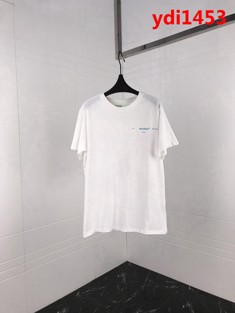 OFF-white19ss春夏新款 漸變色箭頭 精梳棉短袖 男女同款 ydi1453