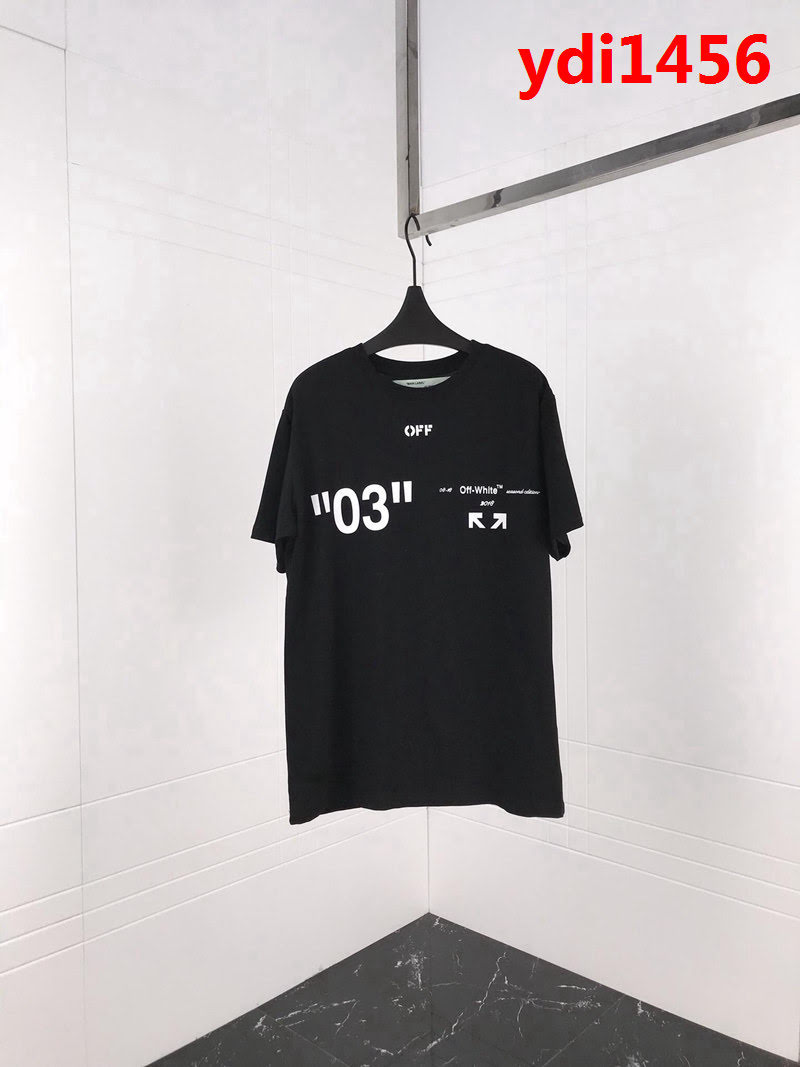 OFF-white19ss春夏新款 03支線系列 箭頭印花 精梳棉短袖 男女同款 ydi1456