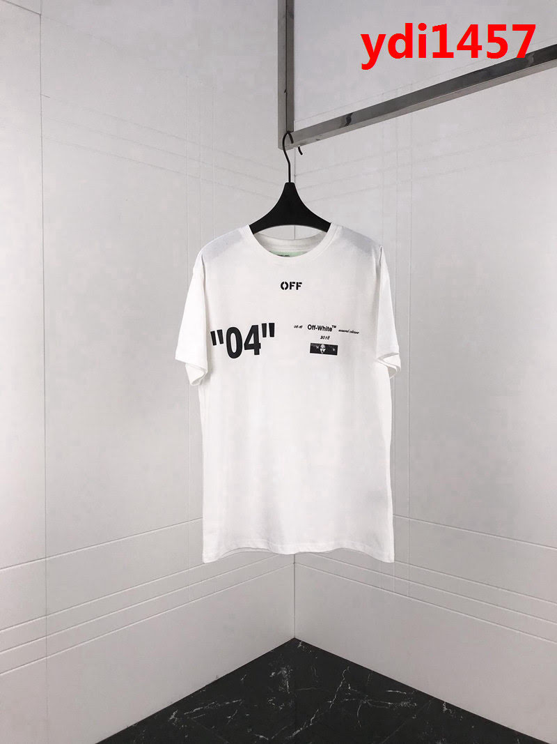 OFF-white19ss春夏新款 04支線系列 箭頭印花 精梳棉短袖 男女同款 ydi1457