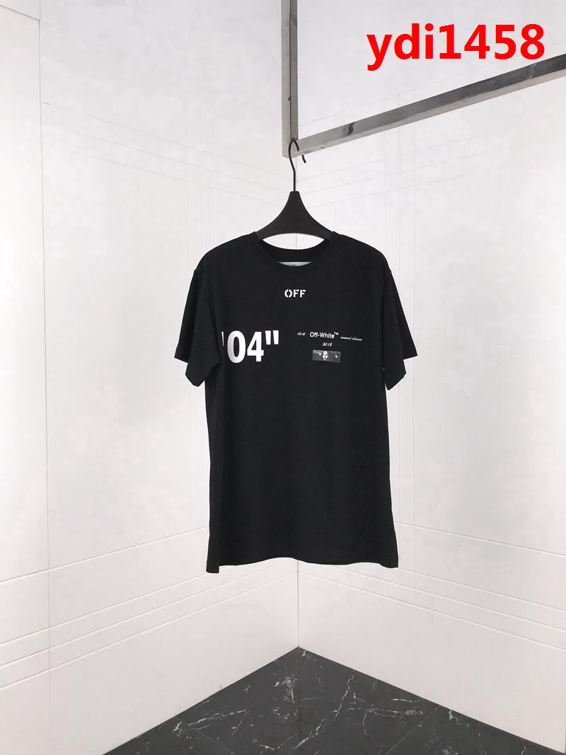 OFF-white19ss春夏新款 04支線系列 箭頭印花 精梳棉短袖 男女同款 ydi1458