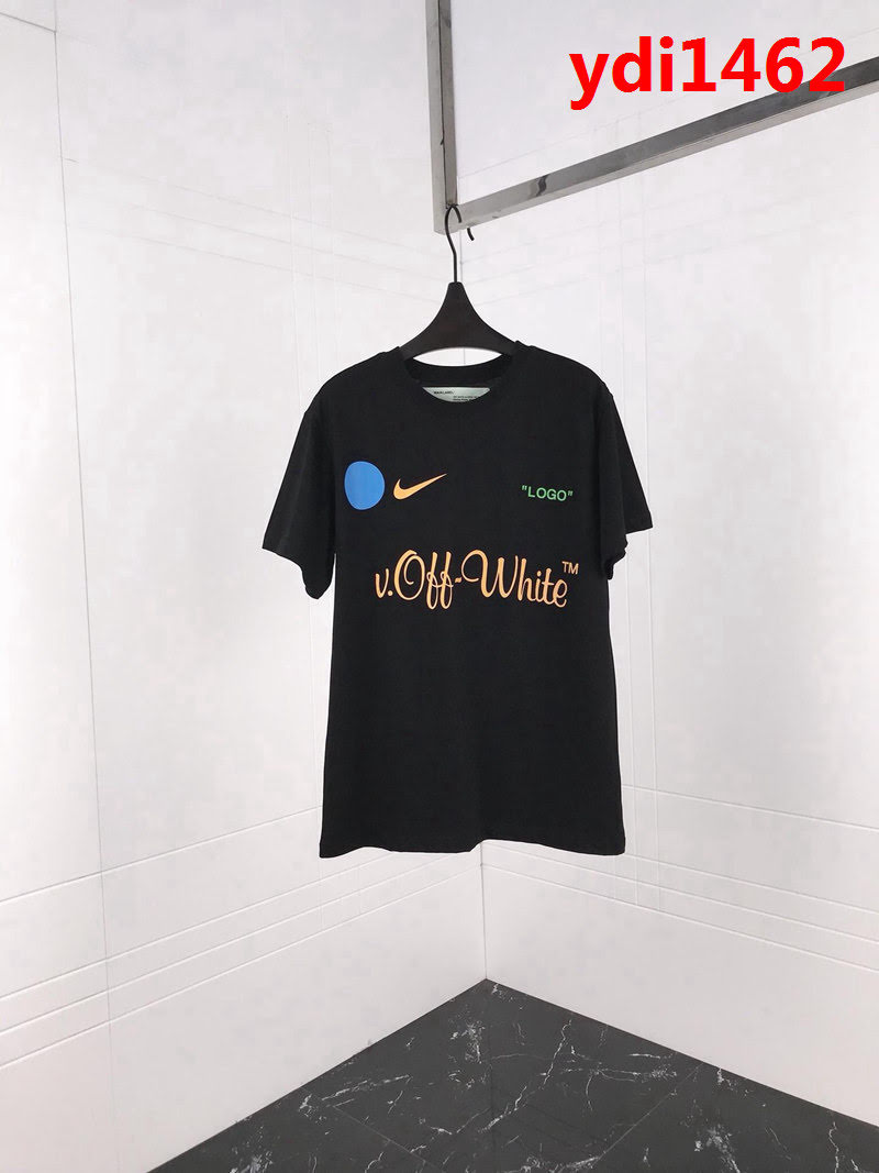 OFF-white19ss春夏新款 Nike聯名款 世界盃logo印花 精梳棉短袖 男女同款 ydi1462
