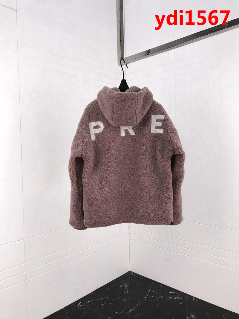 SUPREME18冬季新款 羊羔毛刺繡字母 套頭衛衣 男女同款 ydi1567