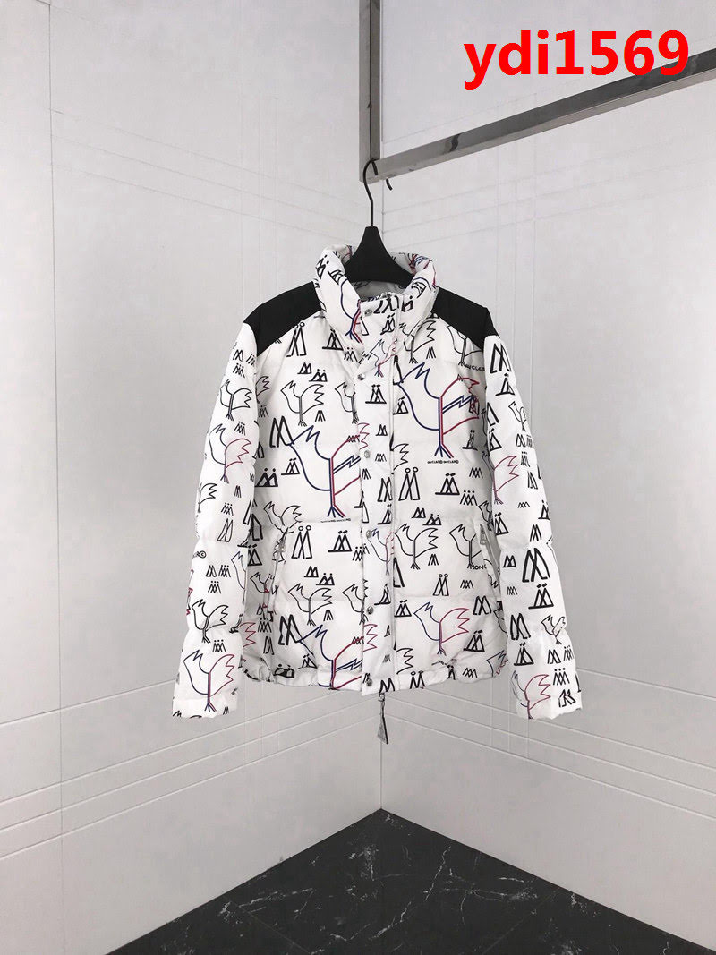 MONCLER蒙口 官網同步 18新款秋冬 全身印花新logo羽絨服 情侶款 ydi1569