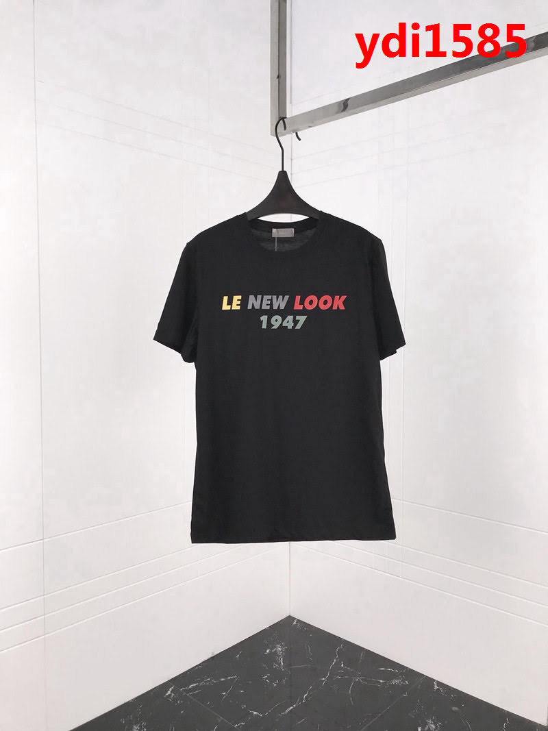 DIOR迪奧 19早春新款 彩色 Le NewLook 1947 雙股絲光棉 男款短袖 ydi1585