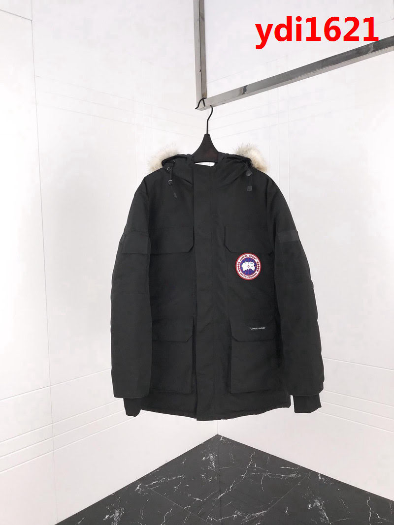 CanadaGoose加拿大鵝 明星同款 胸前章 防寒絨布羽絨服 男女同款 情侶款 ydi1621