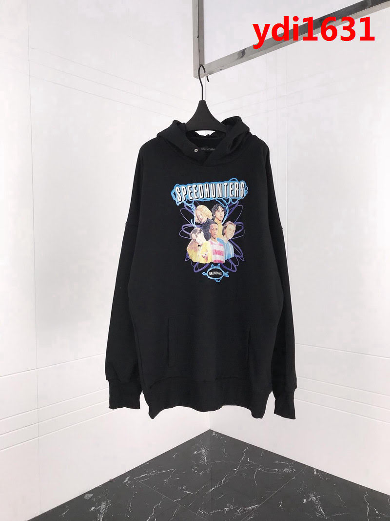 BALENCIAGA巴黎世家 18秋冬巴黎秀款 OS大版型 樂隊衛衣 情侶款 ydi1631