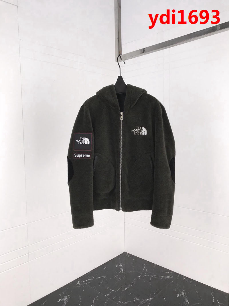 SUPREME the north face聯名款 18FW秋冬新款 羊剪絨男拉鏈外套 男女同款 ydi1693