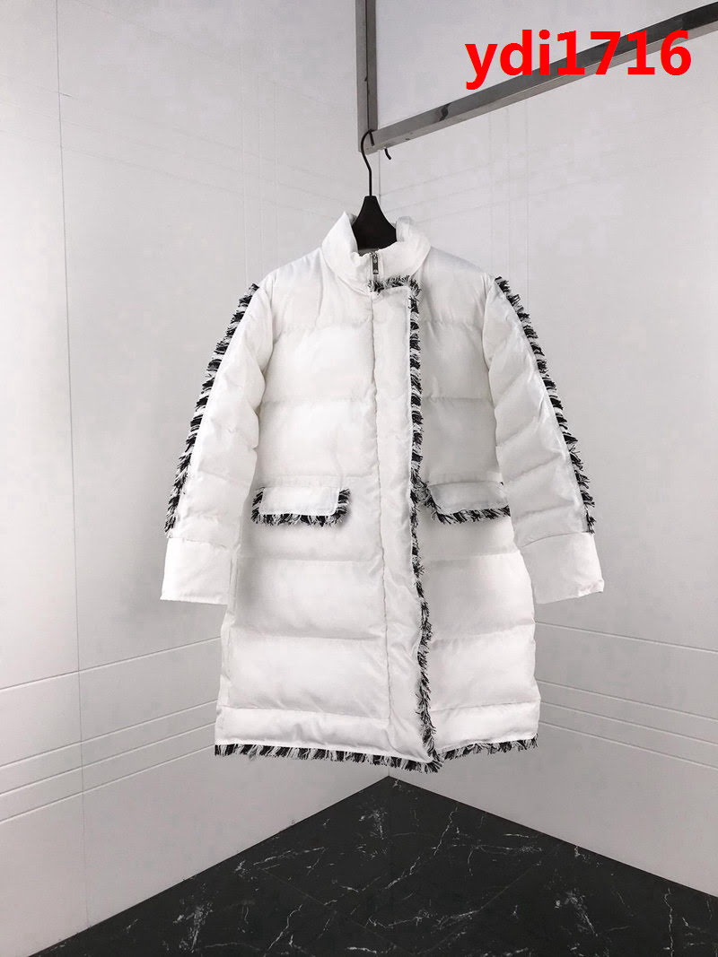 CHANEL香奈兒 18秋冬 neige 流蘇邊長款 名媛風 女款棉服外套 ydi1716