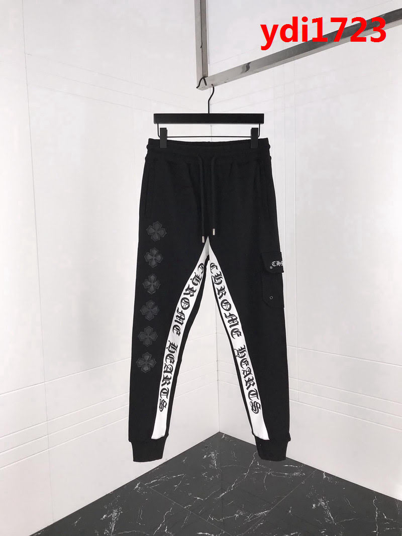 Chrome hearts 克羅心 18ss秋冬新款 梵文馬蹄印花衛褲 情侶款 ydi1723