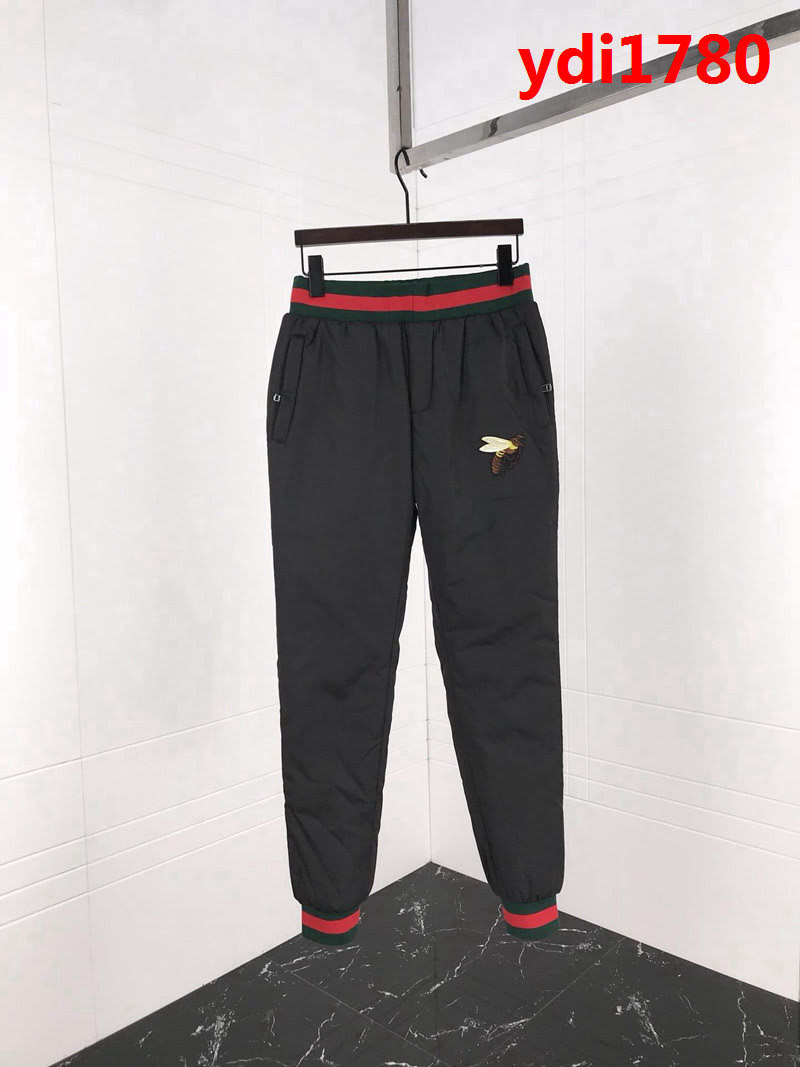 GUCCI古馳 18秋冬新款 小蜜蜂繡花 保暖舒適 男款套裝 ydi1780
