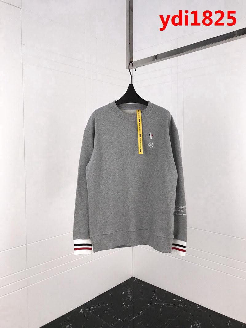 MONCLER蒙口 X 藤原浩聯名款 兩大品牌LOGO圖案刺繡設計 百搭款衛衣 情侶款 ydi1825