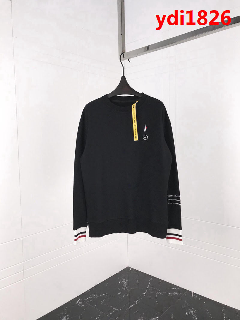 MONCLER蒙口 X 藤原浩聯名款 兩大品牌LOGO圖案刺繡設計 百搭款衛衣 情侶款 ydi1826