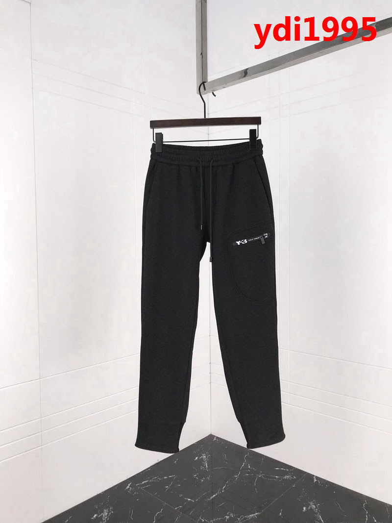Y-3山本耀司 18秋冬新款 加厚全棉 男款休閒褲  ydi1995