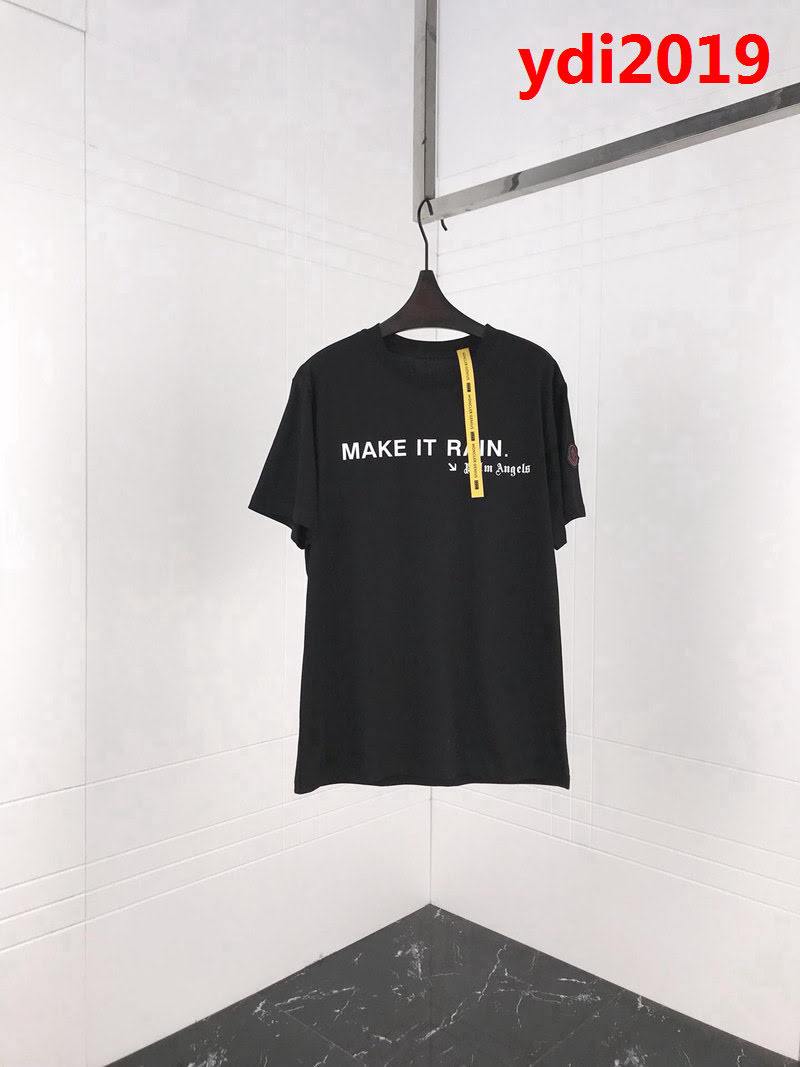 Moncler X PalAngel聯名合作系列 19ss早春新款短袖 數碼直噴印花 定制純棉面料 高版本男女同款 ydi2019
