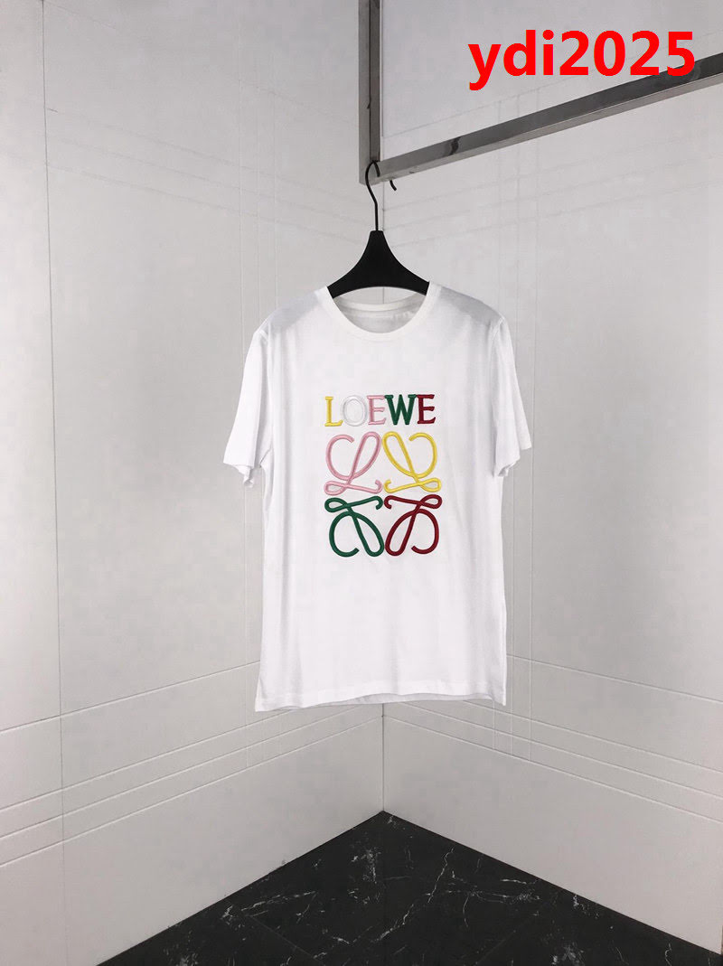 Loewe羅意威 19ss早春新款短袖 精密彩虹刺繡圖案 定制原版純棉面料 高版本男女同款 ydi2025