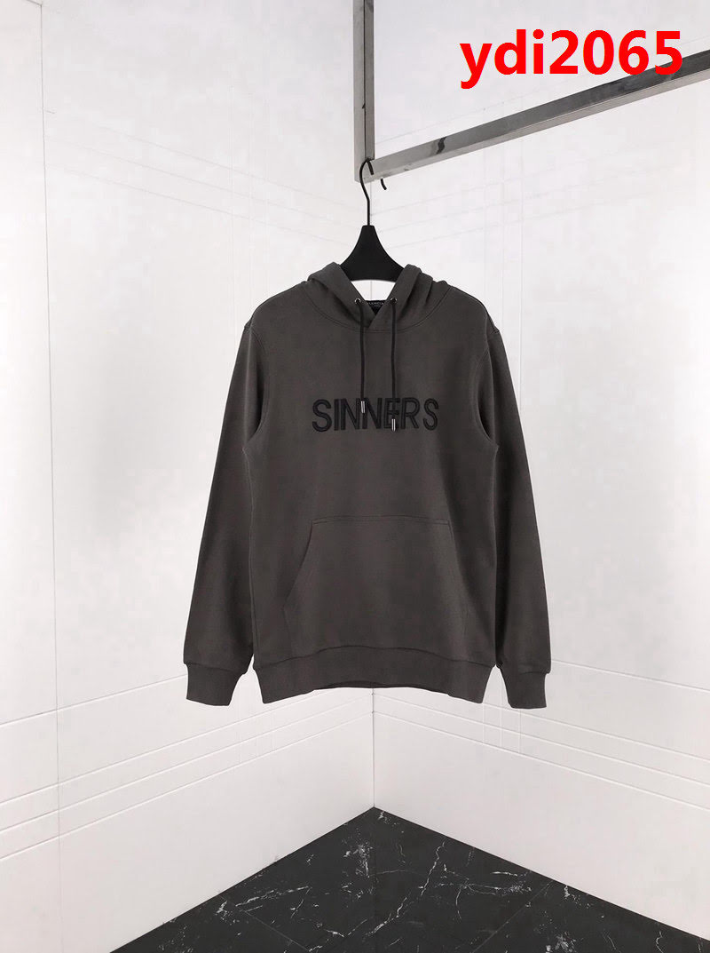BALENCIAGA巴黎世家  18ss秋冬新款 罪人刺繡字母 純棉毛圈連帽衛衣 原版複刻 高版本 男女同款 ydi2065