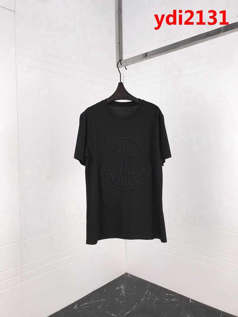 MONCLER蒙口 19ss早春新款 大logo刺繡圖案短袖 高密度立體刺繡工藝 簡約百搭款 ydi2131
