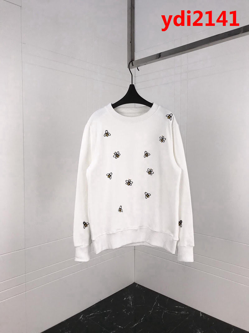 DIOR迪奧 18ss秋冬新款衛衣 全身小蜜蜂刺繡 加絨面料 保暖舒適 男女同款 ydi2141