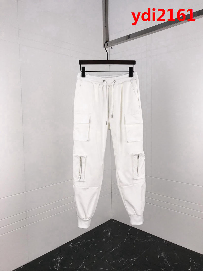 Ro歐文斯 18ss早秋新款 工裝風 雙側拉鏈大口袋 男款休閒褲 ydi2161