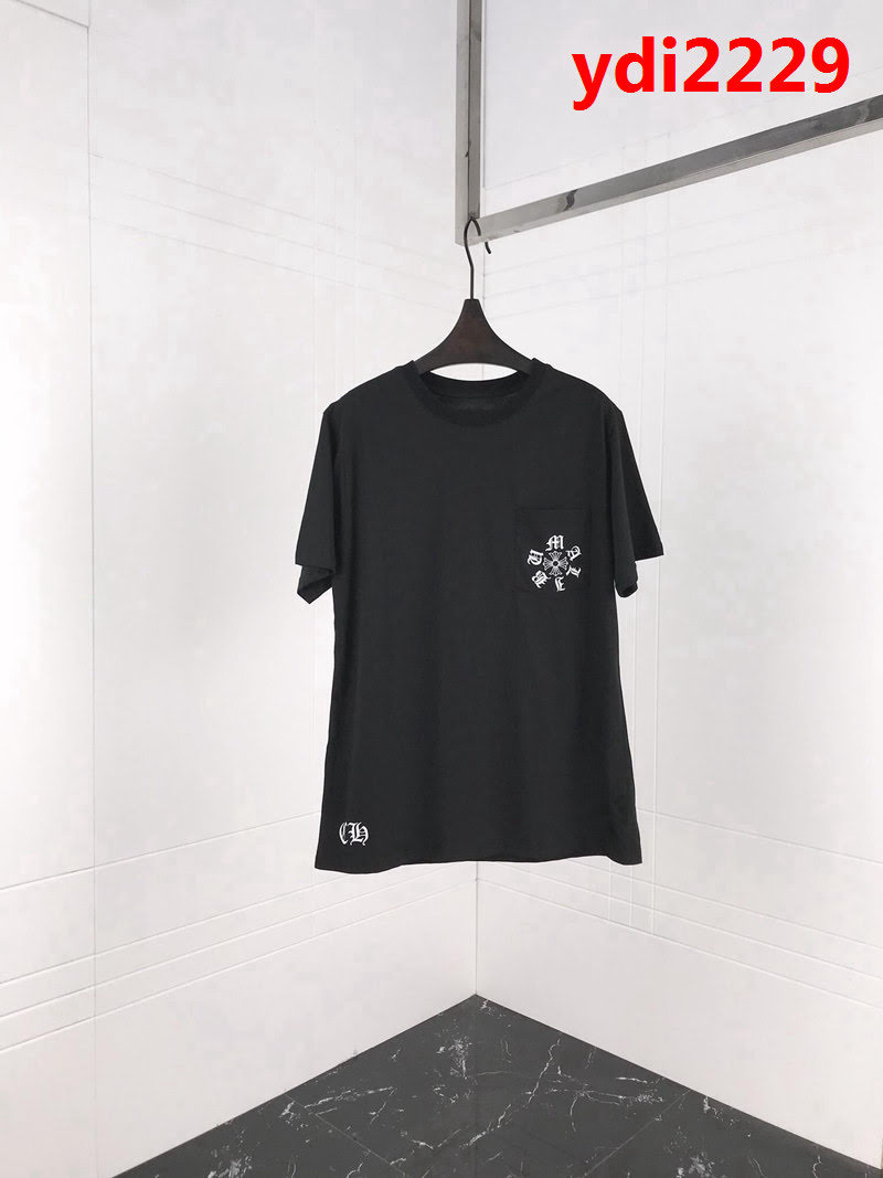 Chrome hearts 克羅心19ss 經典梵文字母印花T恤 定制原版純棉面料 高版本情侶款 ydi2229