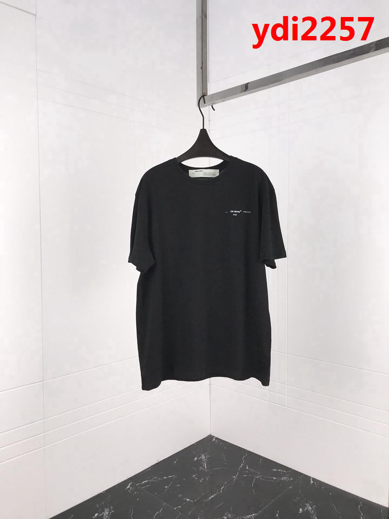 OFF-White19ss早春 油畫箭頭 黑色短袖T-shirt 新季新元素油畫圖案 康麗數碼直噴印花 高品質 男女同款 ydi2257
