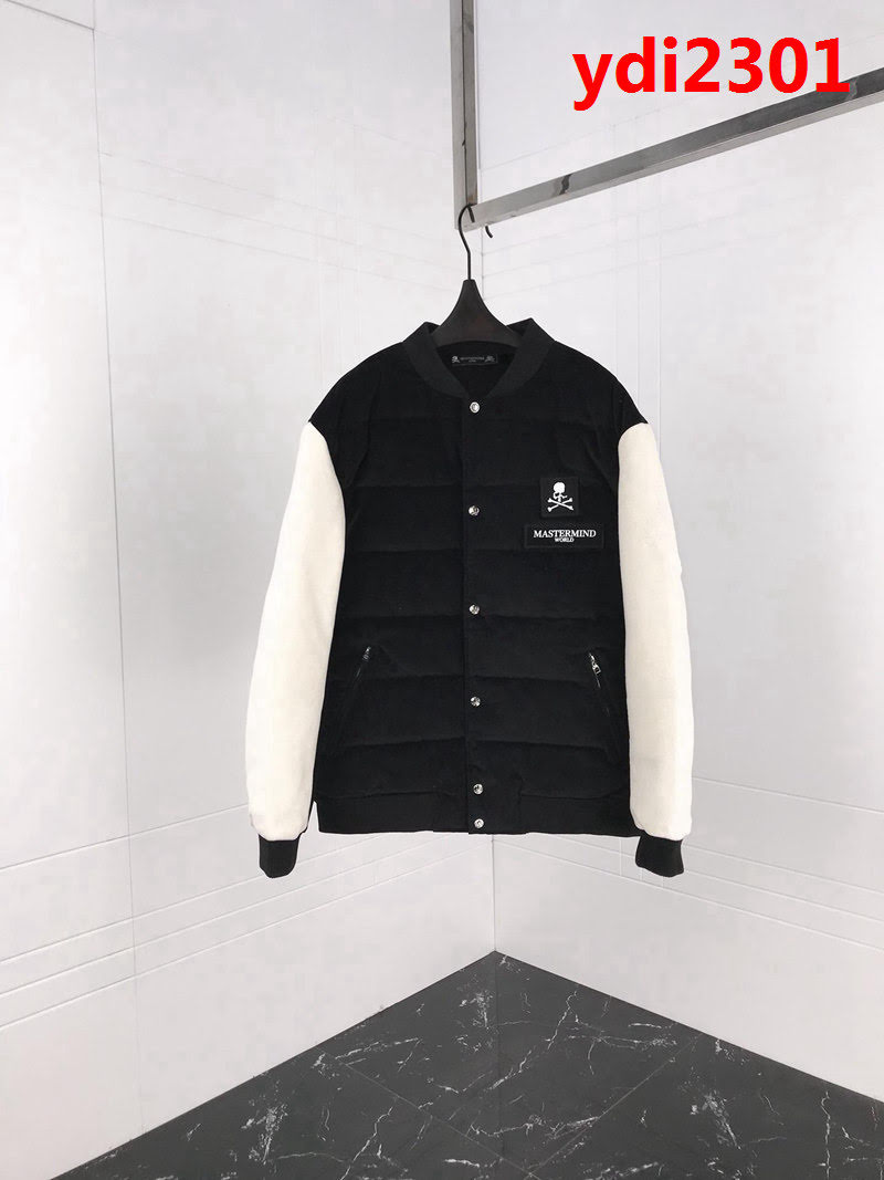 MMJ 18ss冬季新款 精密刺繡圖案 立體剪裁 男款燈芯絨羽絨服 ydi2301