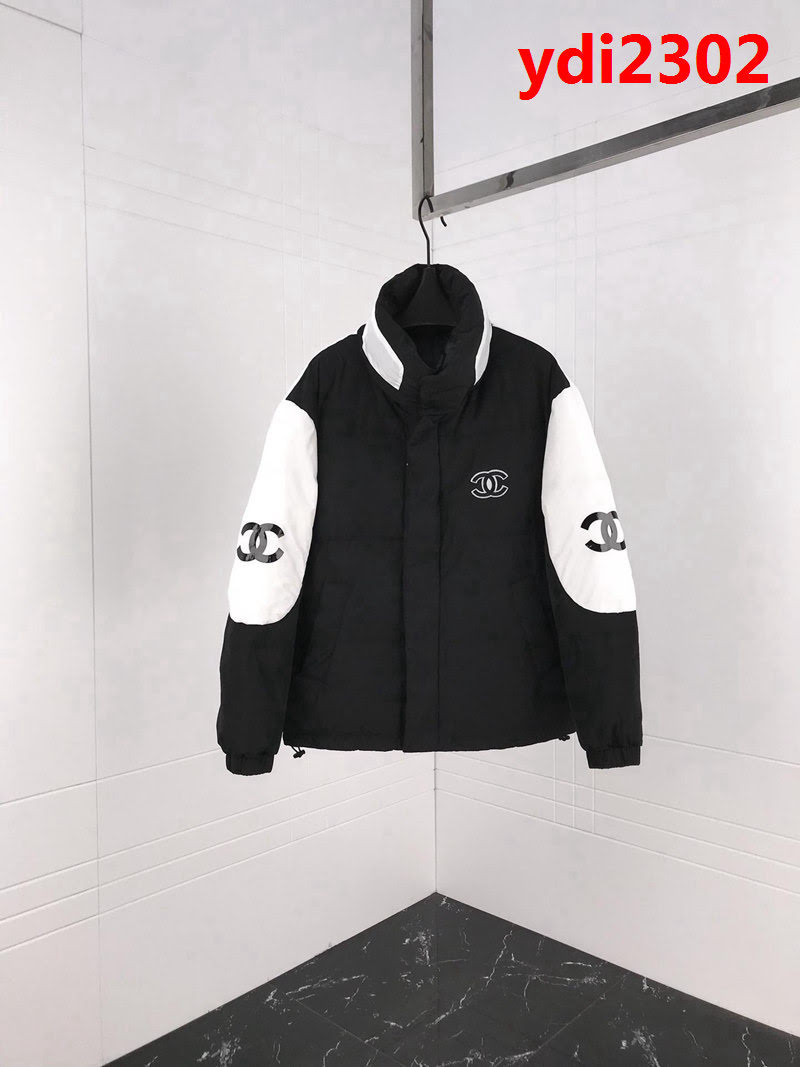 CHANEL香奈兒 高品質90鵝絨系列 18ss新款 惡搞字母印花羽絨服 高版本 舒適保暖 男女同款 ydi2302