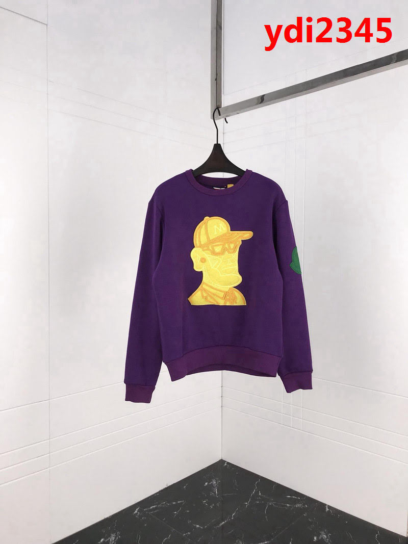 Moncler蒙口 18SS秋冬新款衛衣 定制刺繡人像章仔LOGO 定制原版抓絨面料 手感特別舒服 男女款 ydi2345