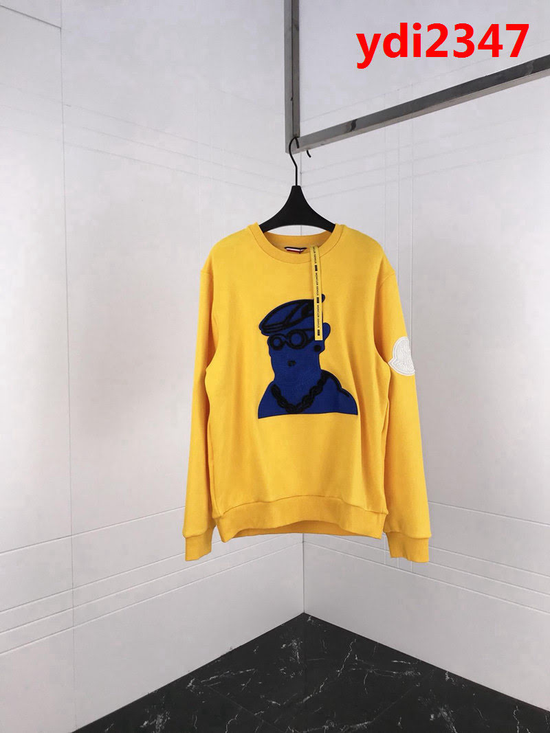 Moncler蒙口 18SS秋冬新款衛衣 定制刺繡人像章仔LOGO 定制原版抓絨面料 手感特別舒服 男女款 ydi2347