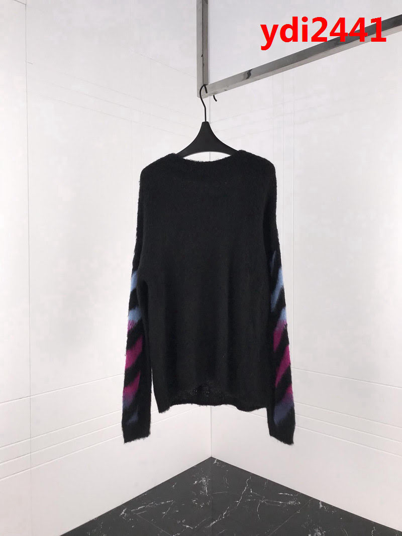 OWBLACK BRUSHED KNITWEAR Knitwear 針織拉絨馬海毛 毛衣定制面料 OS寬鬆版型 情侶款 ydi2441