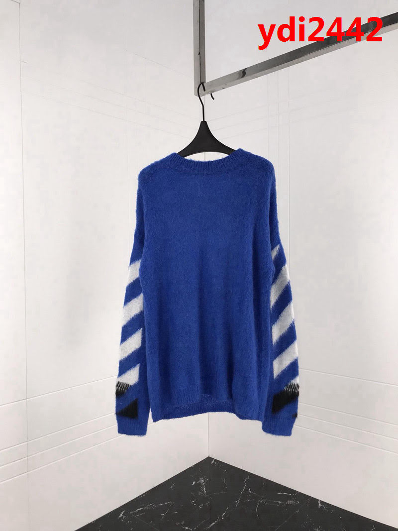 OWBLACK BRUSHED KNITWEAR Knitwear 針織拉絨馬海毛 毛衣定制面料 OS寬鬆版型 情侶款 ydi2442