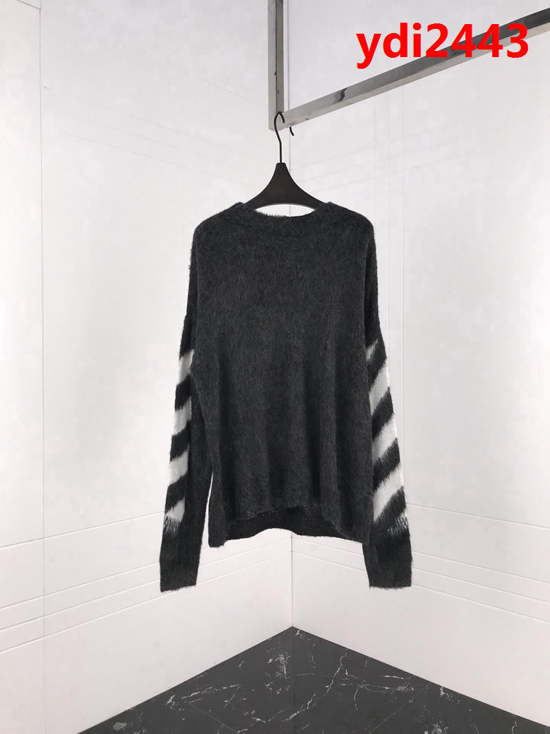 OWBLACK BRUSHED KNITWEAR Knitwear 針織拉絨馬海毛 毛衣定制面料 OS寬鬆版型 情侶款 ydi2443