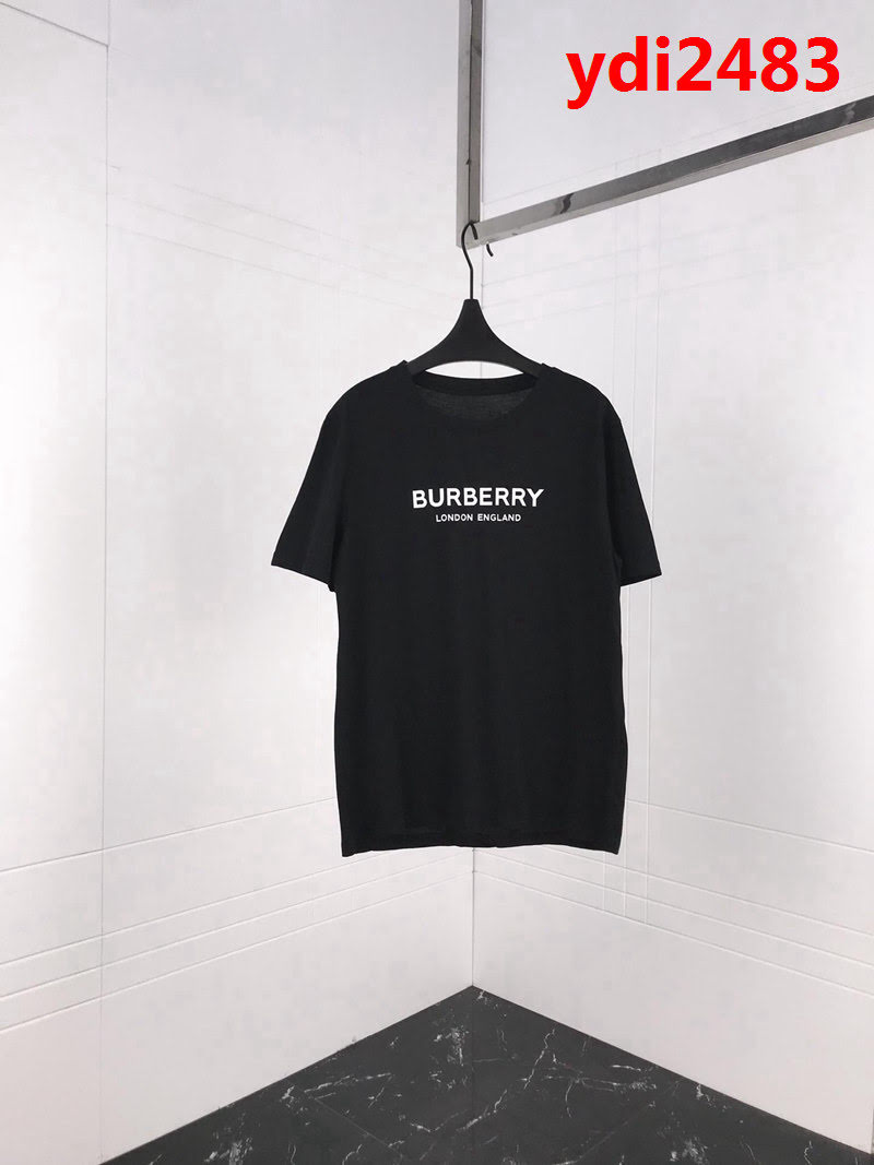 BURBERRY巴寶莉 19早春新款 字母熊圖案 數碼直噴工藝 黑色短袖 男女同款 ydi2483