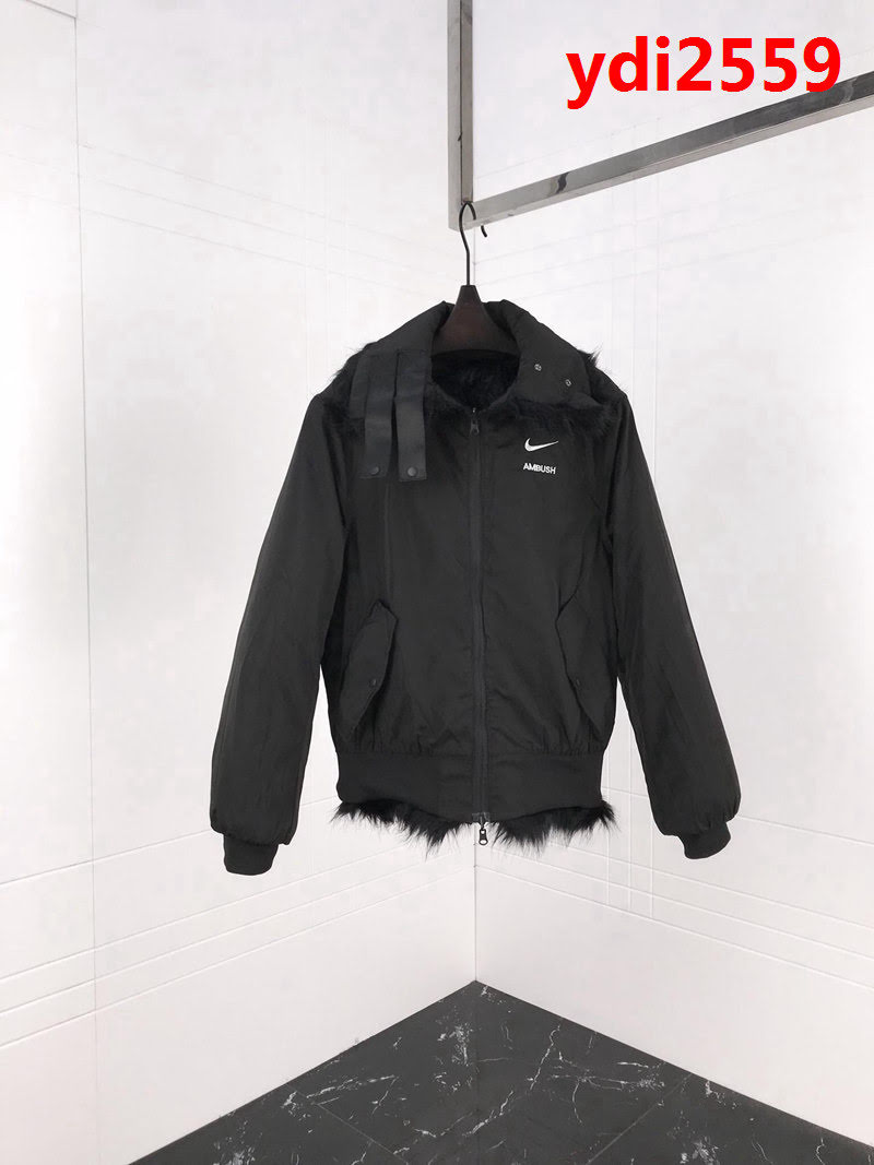 Nike x Ambush聯名 19ss早春 雙面毛絨皮草夾克外套 超級無敵大爆款 高版本情侶款 ydi2559