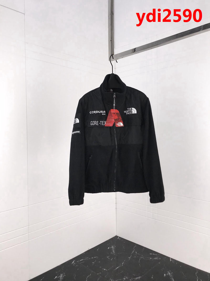 SUPREME 18FW TNF Fleece Jacket 搖粒絨 抓絨夾克 拼接工藝設計 高版本男女同款 ydi2590