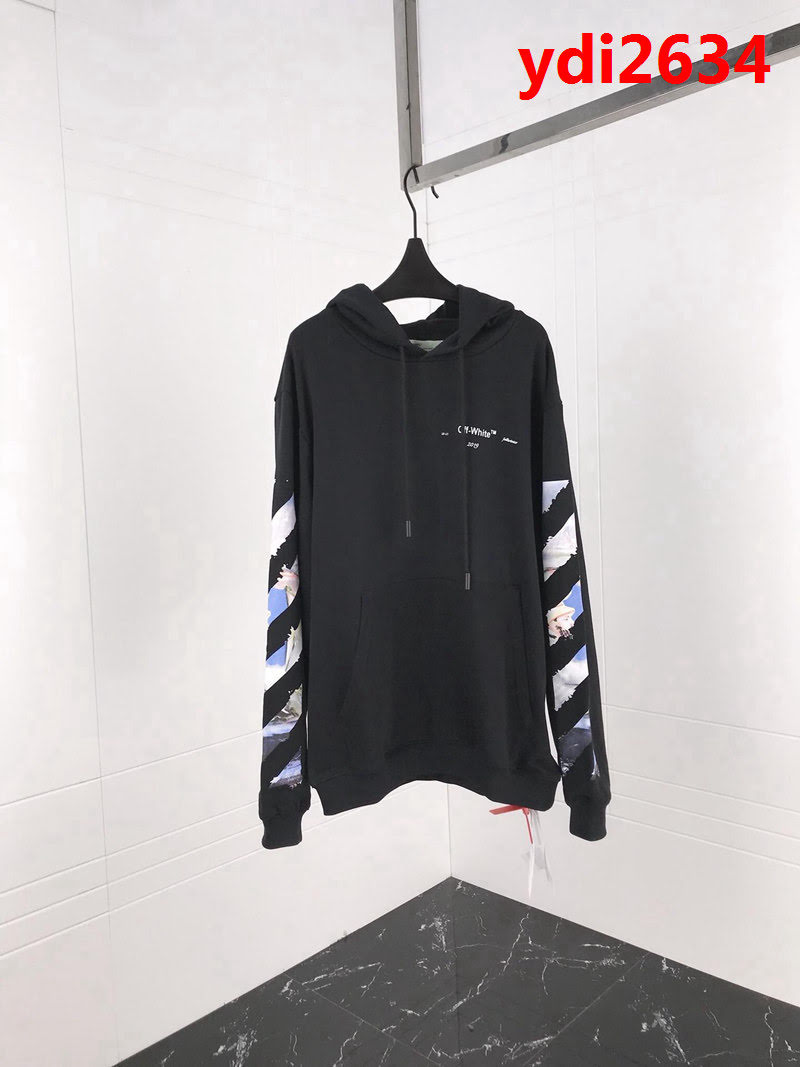 OFF 19SS MULTICOLOR ARROWS S/S 油畫箭頭 連帽衛衣 男女同款 ydi2634