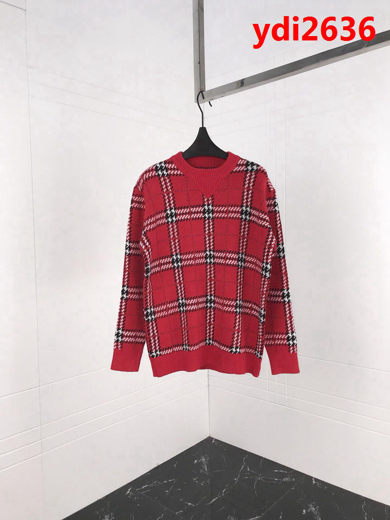 BURBERRY巴寶莉 18ss秋冬新款針織毛衣 延續經典格紋系列 官網同步發售 男女同款 ydi2636