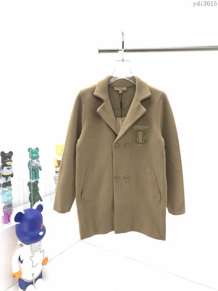 Burberry男裝 巴寶莉新款薄款毛呢中長款外套大衣 男女同款  ydi3015