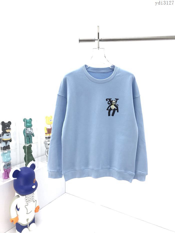 LV男裝 2020秋冬新款LV熊貓動物系列印花圓領衛衣  ydi3127