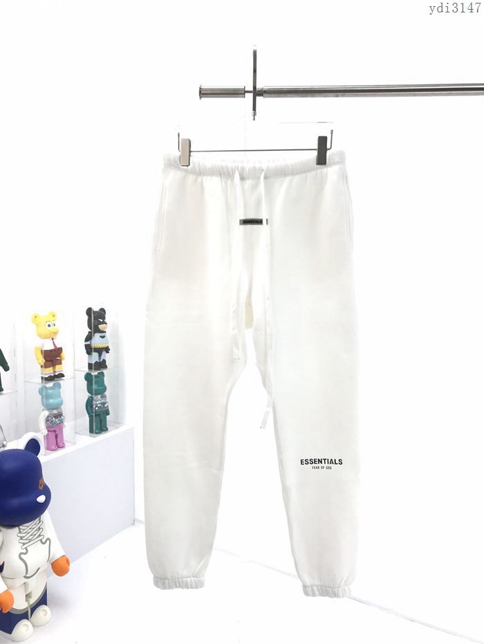 FOGFEARGOD男裝 Essentials2020S早秋Jerry同款複線3M反光字母長褲  ydi3147