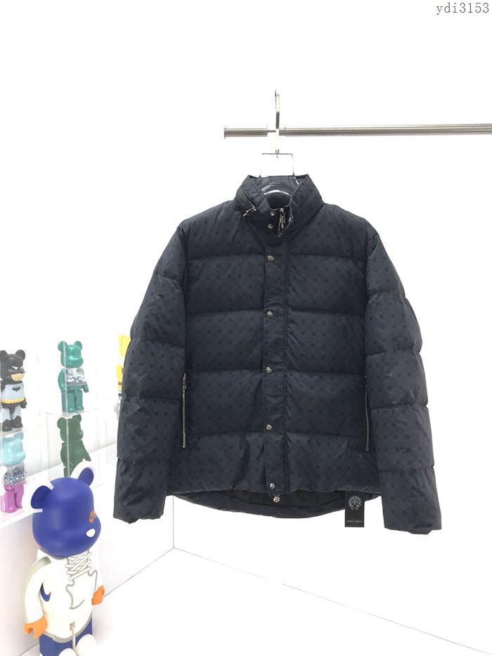 Chrome Hearts男裝 克羅心秋冬新款克羅心印花暗紋提花面料羽絨服  ydi3153