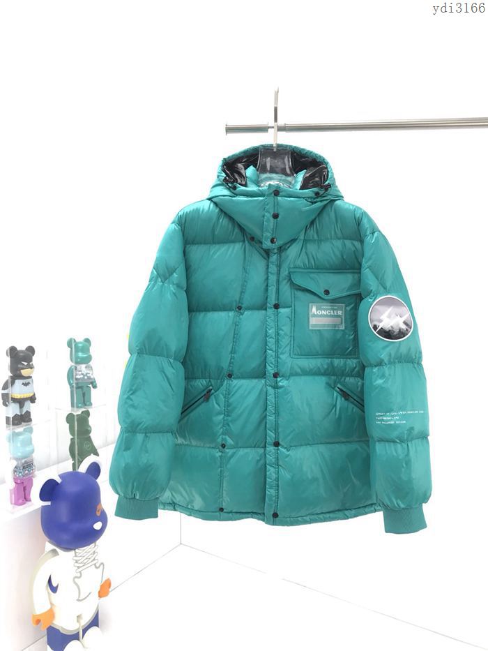 Moncler男裝 蒙口2020新款藤原浩連帽羽絨服 最新配色Moncler羽絨服 男女同款  ydi3166