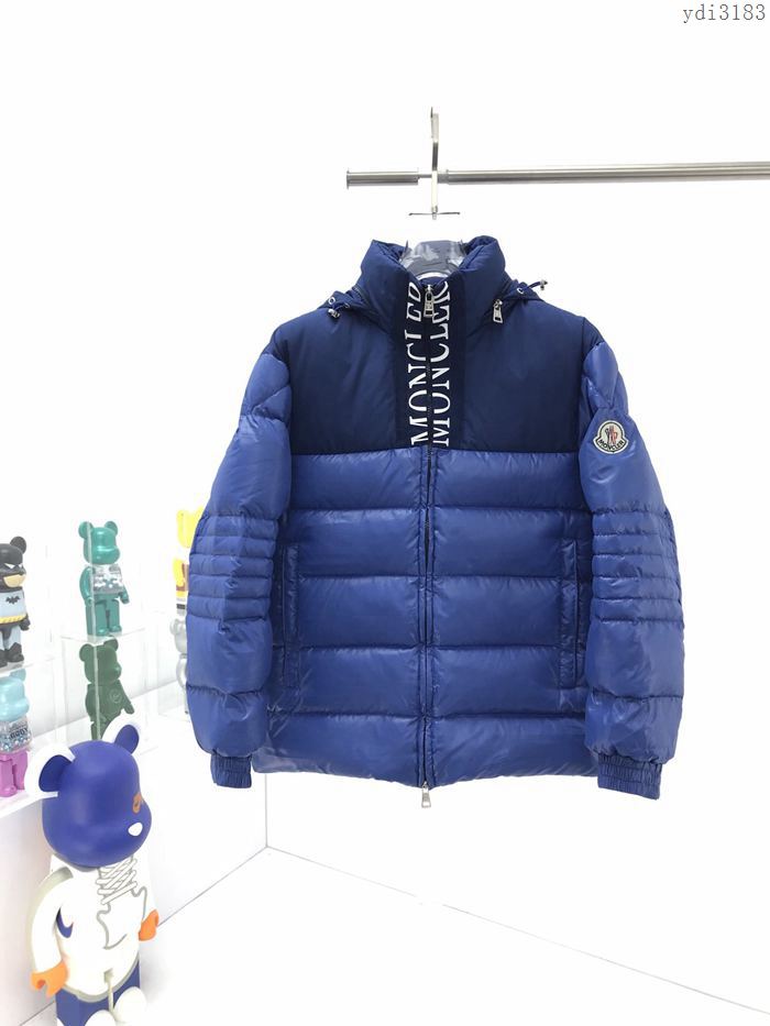 Moncler男裝 蒙口2020新款撞色拼接羽絨服  ydi3183