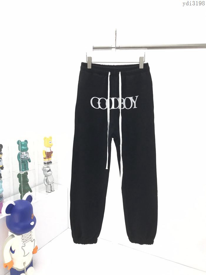 XOXOGOODBOY男裝 新款標誌性字母印花毛圈衛褲  ydi3198