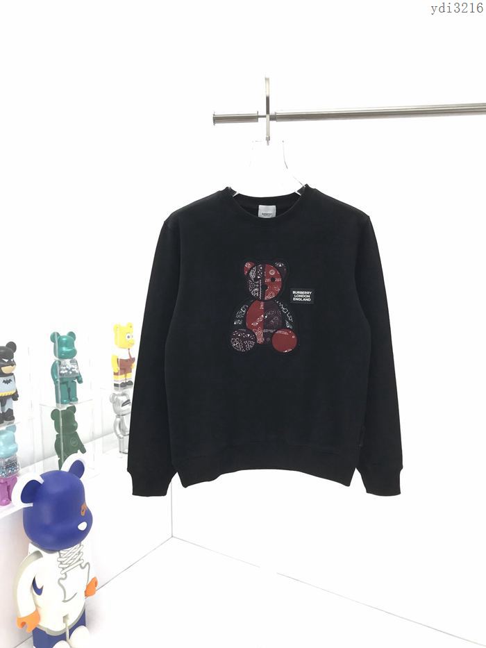 Burberry男裝 巴寶莉秋季新品小熊情侶套頭衛衣  ydi3216