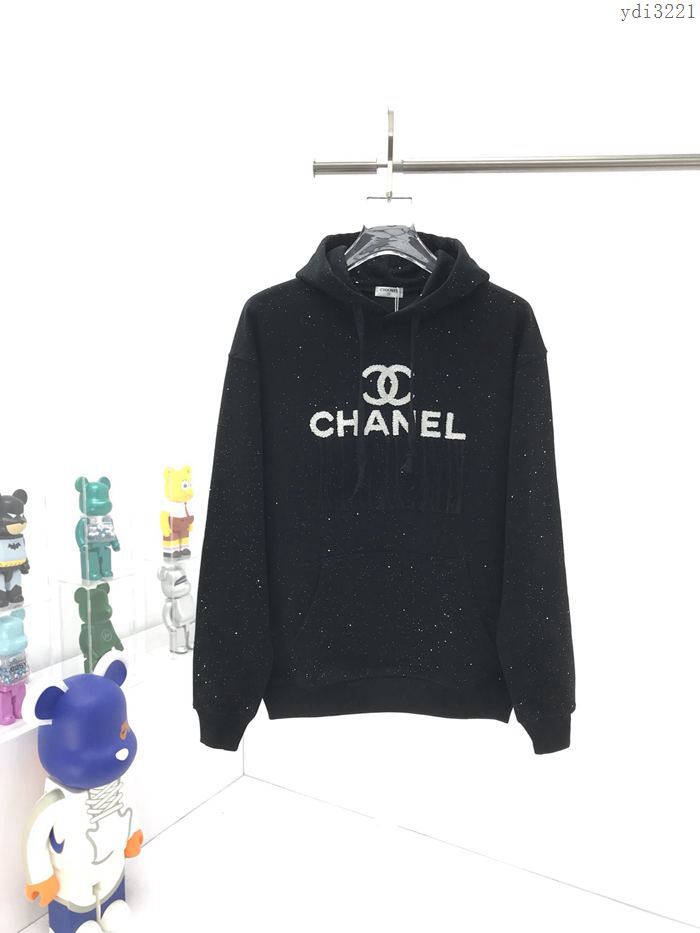 Chanel男裝 香奈兒秋冬新款星空流蘇珠片繡花衛衣 高版本 男女同款  ydi3221