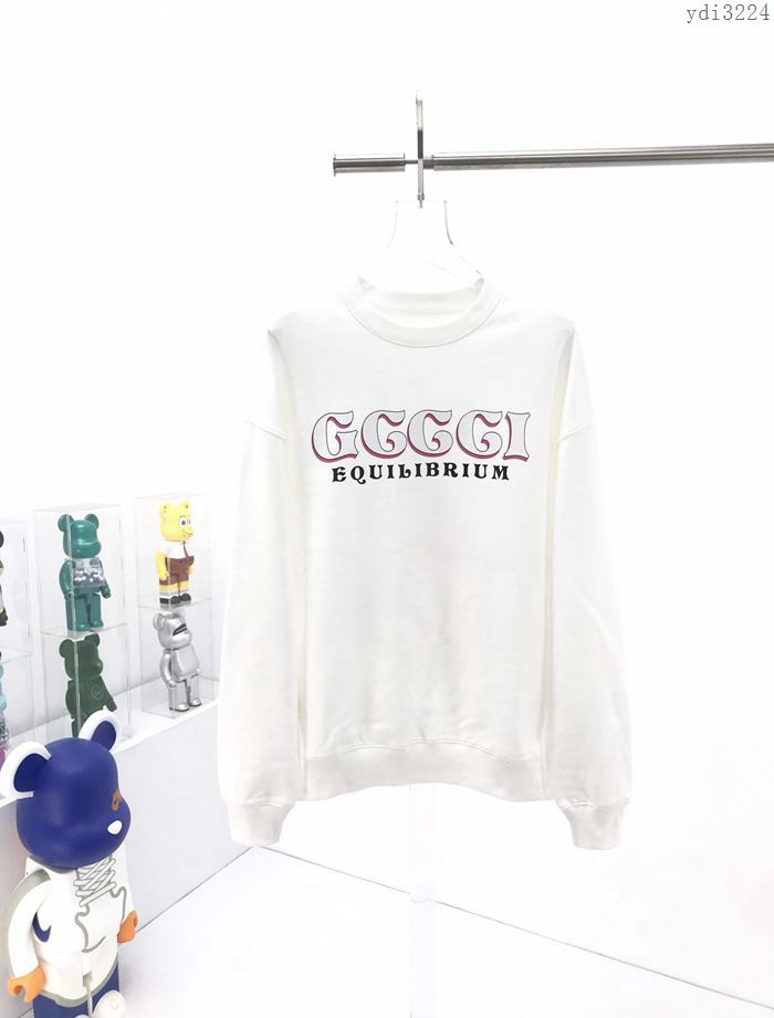 Gucci男裝 古奇2020秋冬新款動漫天使印花圓領衛衣 高版本男女同款  ydi3224