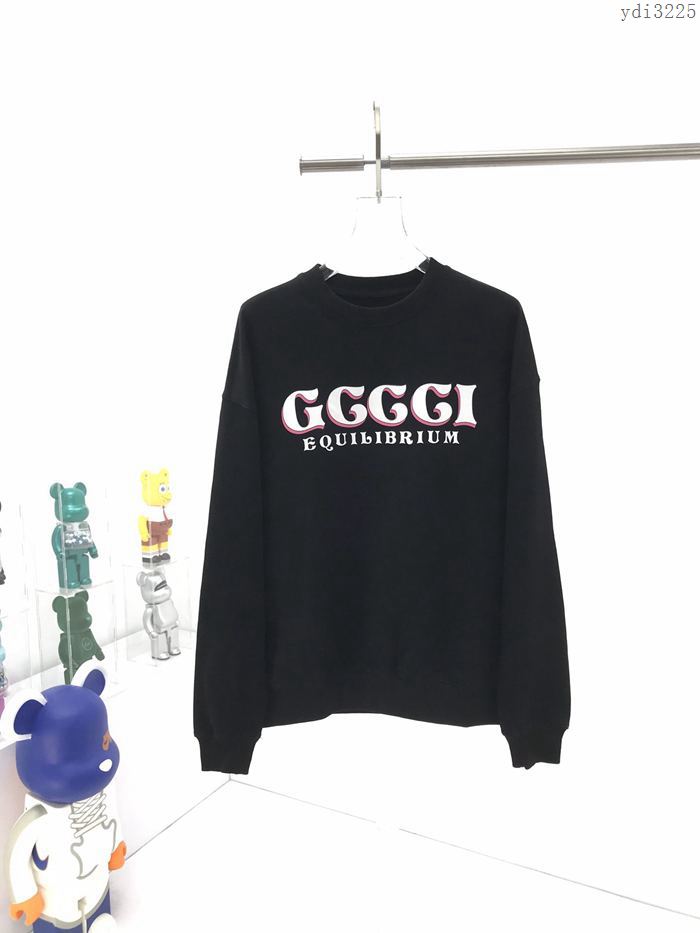 Gucci男裝 古奇2020秋冬新款動漫天使印花圓領衛衣 高版本男女同款  ydi3225