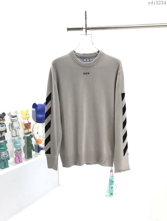 Off-White男裝 OFF2020秋冬經典箭頭毛衣 off經典小印花 男女同款  ydi3234